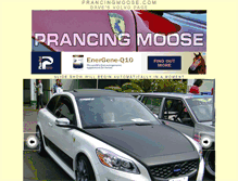 Tablet Screenshot of prancingmoose.com